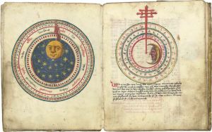 1496 copy of a German calendar created by Johannes Von Gmunden (c.1380-1443).